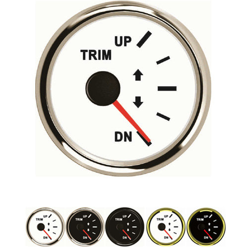 52mm Trim Gauge Indicator 0-190ohm Universal With LED Red Backlight