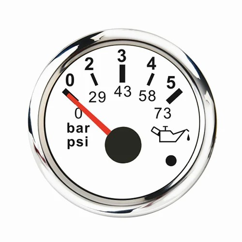 Oil pressure water temp and oil temp gauge in one