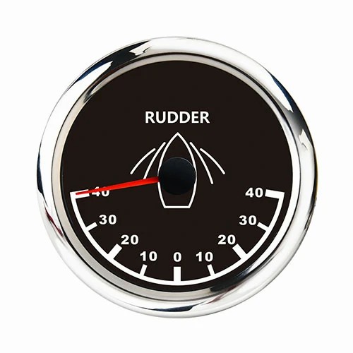 how does rudder angle indicator work