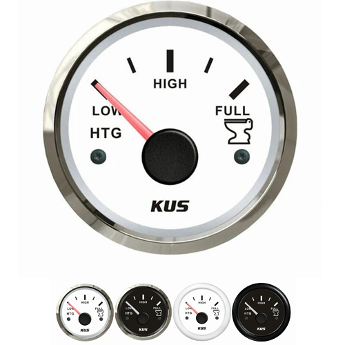 thumbnail image 2 of White Face Stainless Bezel CPGR-WS Holding Tank Gauge | KUS JMV00004 2 of 11