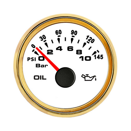 oil pressure gauge with alarm