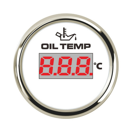 Oil Temp Gauge Car Gauge Meter 52MM Digital Car Oil Temp Gauge Temperature Meter