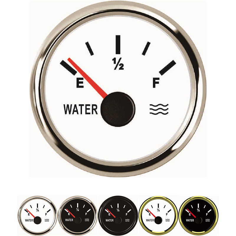 Auto Marine Water Liquid Level Gauge Meter Indicator 4-20mA With Backlight 12V/24V 52mm