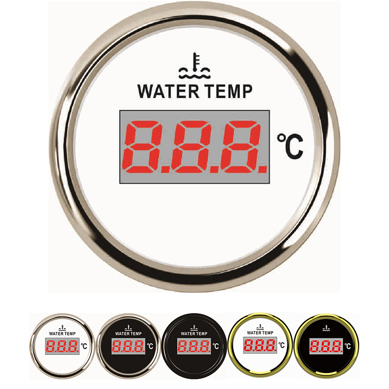 52mm Digital Water Temperature Gauge 40-120 Degree With LED Display