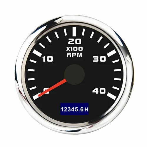 Outboard tachometer with hour meter