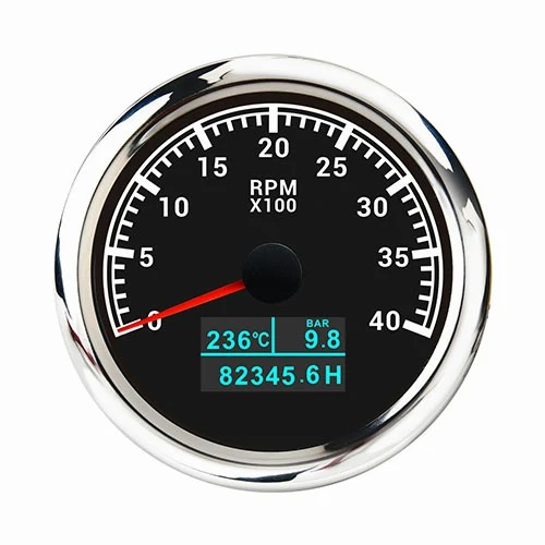 how to read a tachometer