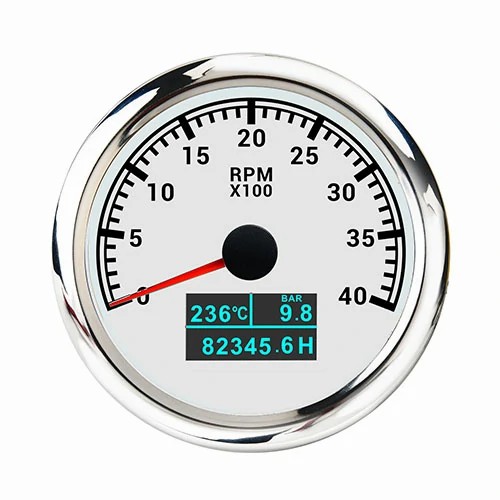how to read tachometer