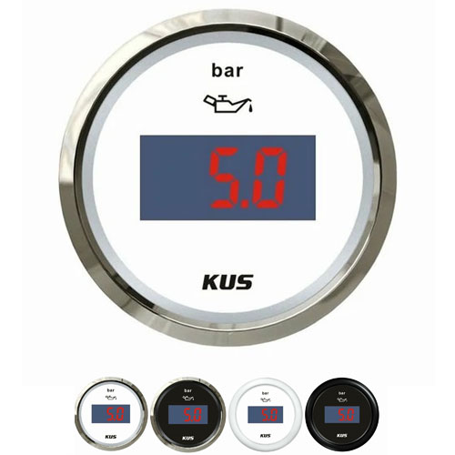 KUS 5 Bar Digital Oil Pressure Gauge - CEPR