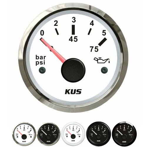 KUS 5 Bar Oil Pressure Gauge - CPPR