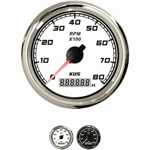KUS 85MM Sea Q Series Tachometer 8000RPM - FMHB