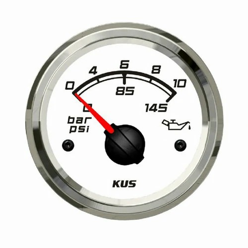 oil pressure gauge drops at idle