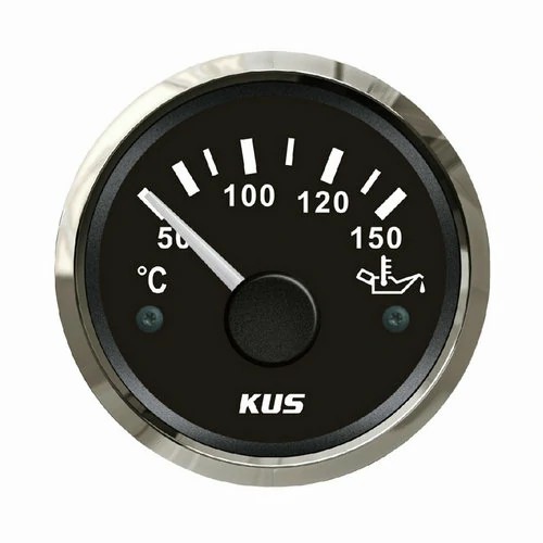 lighted electric water temp and oil temp gauge