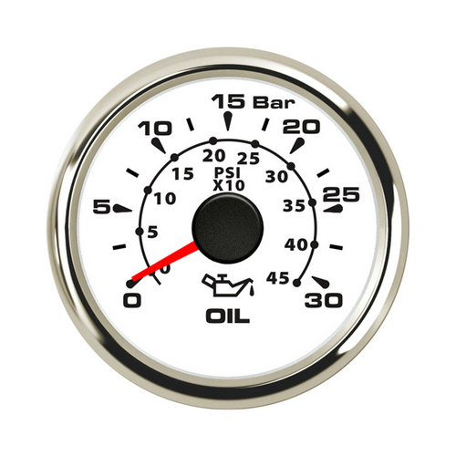 52mm Oil Fuel Pressure Gauge Meter 0-30bar Signal 0.5-4.5V Universal