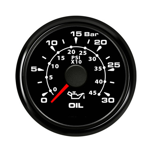 autometer liquid filled oil pressure gauge