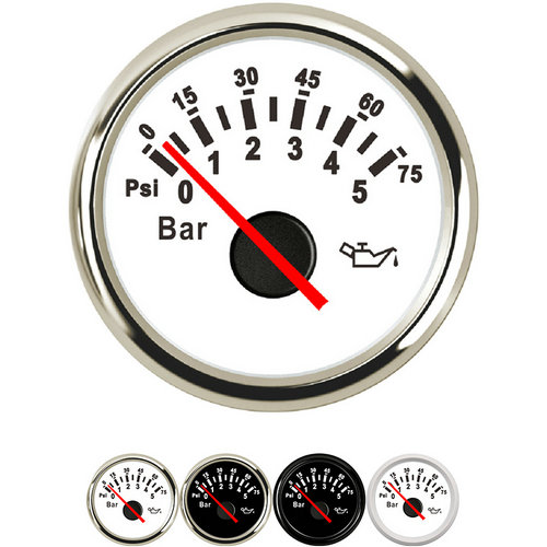 0 30 psi oil pressure gauge