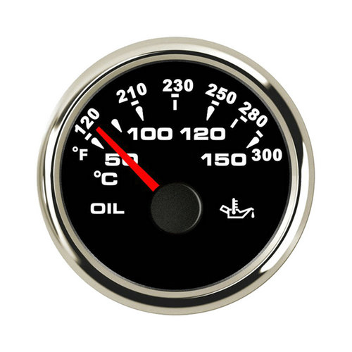 how to hook up a oil temp gauge