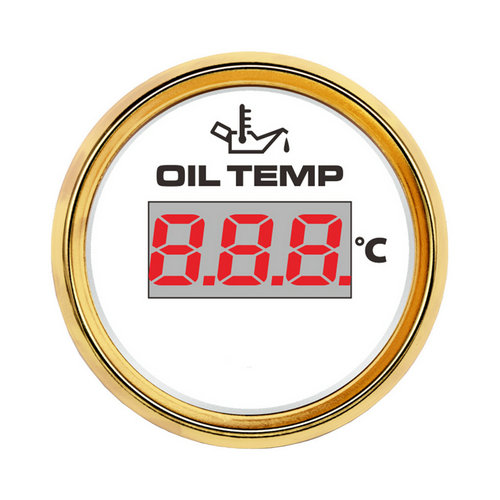oil temp gauge less than middle