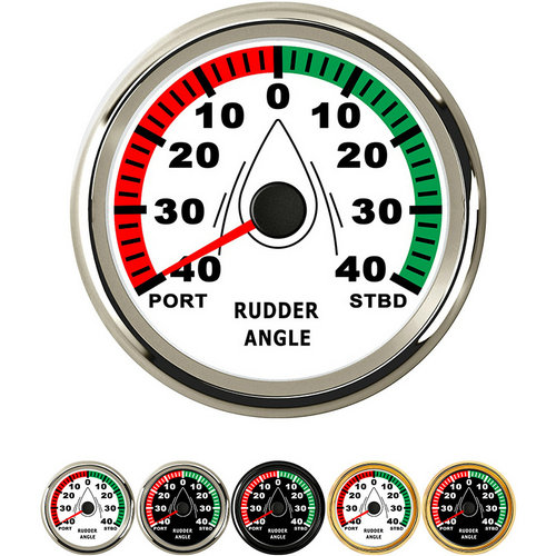 85mm Marine Rudder Angle Indicator 0-190ohm with Rudder Angle Sensor