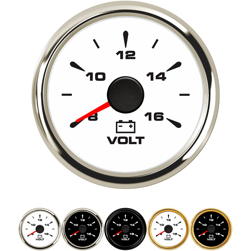 Pointer Voltmeter 8-16V Car Generator Set Rv Mechanical Car Voltage