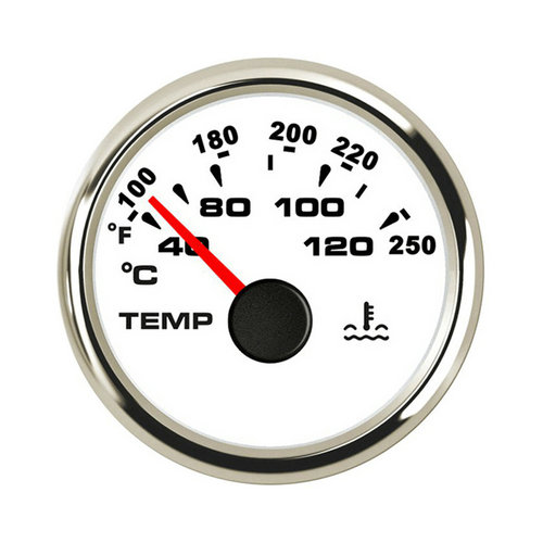 9-32V Multiple Backlight Auto Motorcycle Water Temperature Gauge Meter 40-120 Degree