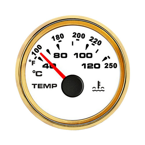 water temp gauge vs stock coolant gauge