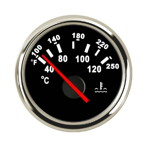 engine oil pressure water temp voltmeter gauge