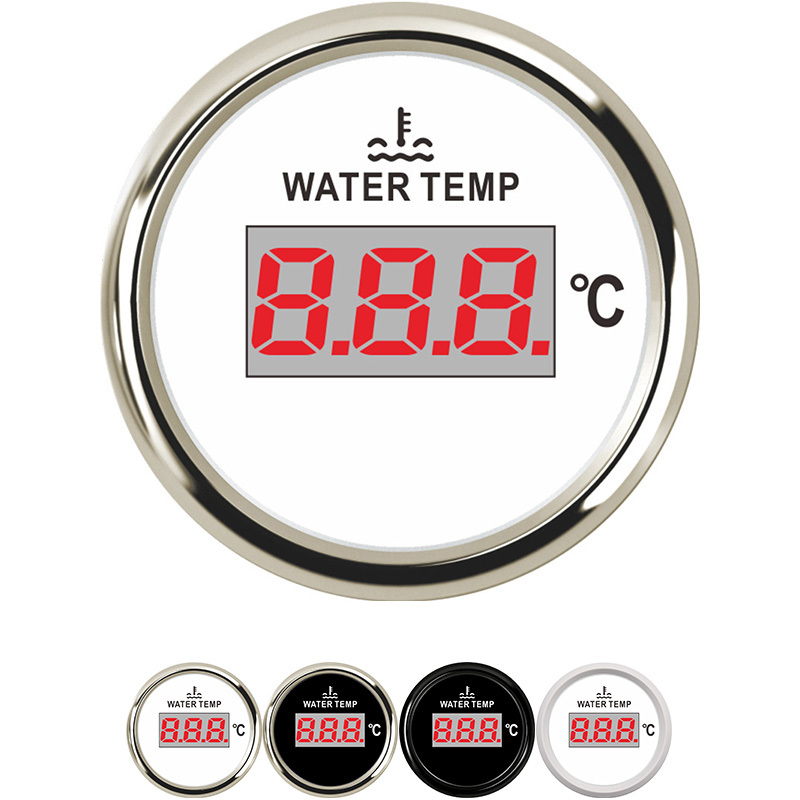 Measurement range: 40~120 Celsius Degree 52mm H HILABEE Universal Electric Water Temperature Gauge 2 inch 