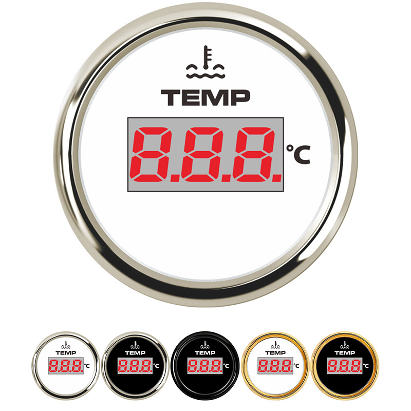 52mm Digital Water Tank Thermometer 0-190 Ohm Digital Water Temperature Meter