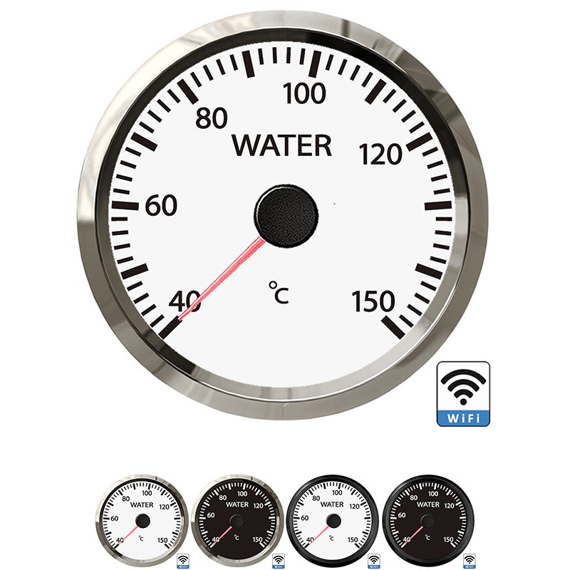 52mm WiFi Water Temperature Gauge with Stepper Motor 270 Degrees Compatible