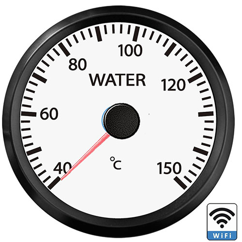 can i install a aftermarket water temp gauge in my truck